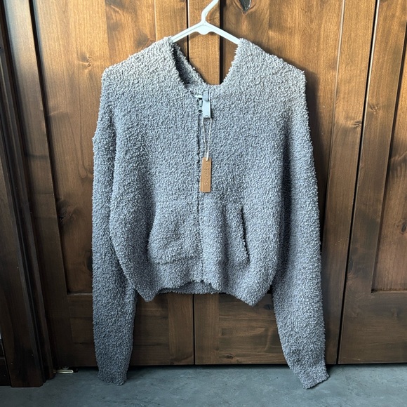 NWT SKIMS Cozy Knit Zip Up Hoodie - Picture 1 of 3